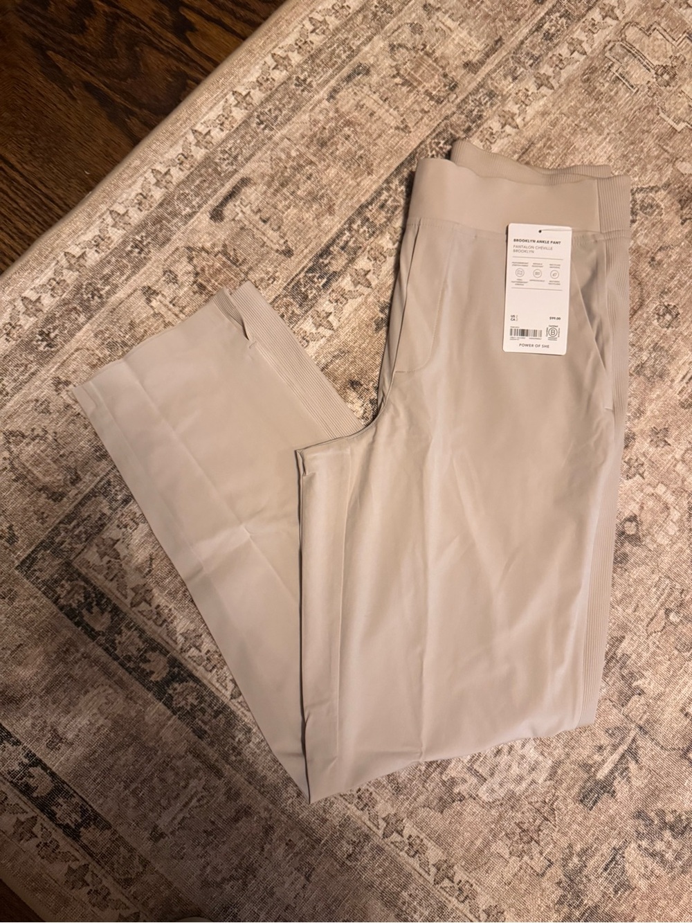 Athleta Women’s Brooklyn Ankle Pant in Light Beige -